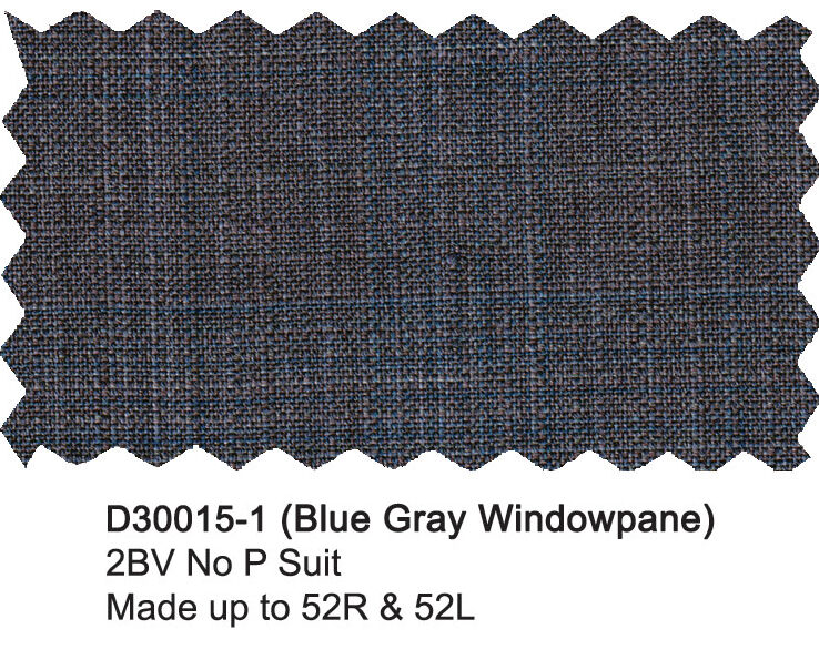 D30015-1-Drayscott Suit-Blue Gray Windowpane