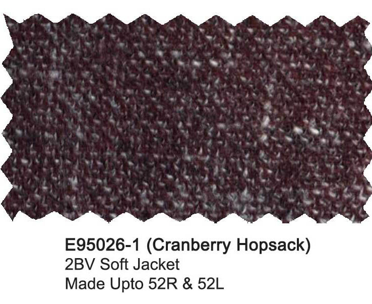 E95026-1-Enzo Wool Jacket-Cranberry Hopsack