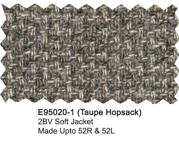 E95020-1-Enzo Wool Jacket-Taupe Hopsack