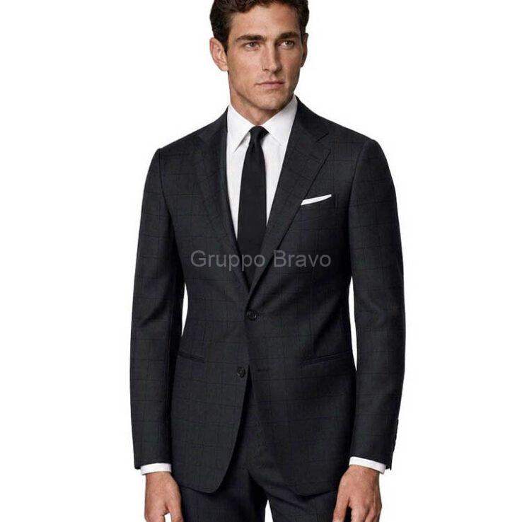 E84611-1-Enzo Suit-Black Tonal Windowpane