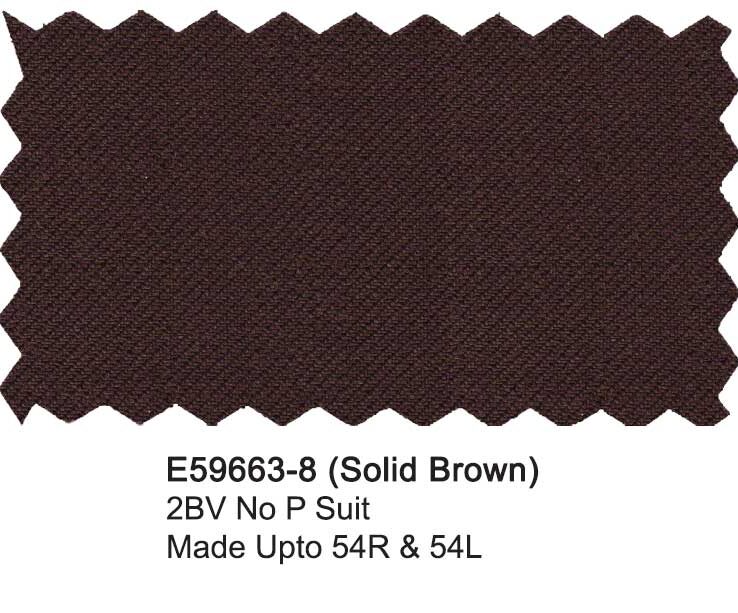 E59663-8-Enzo Suit-Solid Brown