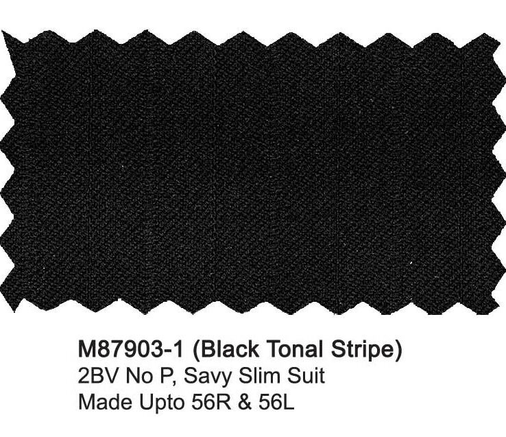 M87903-1-Mantoni Suit-Black TOnal Stripe